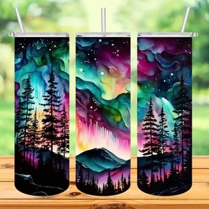 Northern Lights 20 Oz tumbler